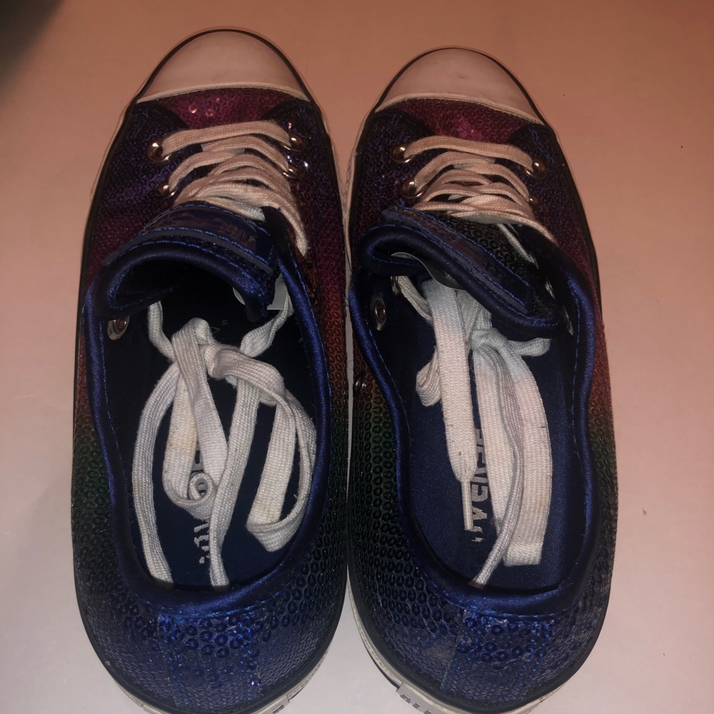 Rainbow Sequin Converse - image 3